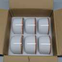 Ramekins Set of 6, 6 oz Creme Brulee Ramekin Oven Safe, Porcelain Ramekin Bowls, Mini Cheesecake Pans, Small Baking Dish, Dipping Sauce Bowls, Ramekins for Baking Souffle, Ice Cream - Vanilla White