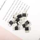 FOXTIP IRF520 MOSFET Transistors 9.7A 100V IRF520N N-Channel Power Transistor 9.7 Amp 100 Volt TO-220 (Pack of 12pcs)