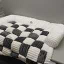 FUNNY FUZZY Pet Couch Covers for Sofa, Couch Covers for Dogs Washable Dog Couch Cover Protector Cream-Colored Furniture Sofa Covers for Dog Handmade Pure Cotton Pet Bed Mat (Grayish Blue, 27.6"59.1")