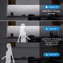 Rechargeable LED Strip Lights for Cabinets - LUXJET 2M Cool White Motion Sensor led Strip Lights for Bedroom, Kitchen, Under Cabinet, TV, Stairs, Door Frame (1Pack)