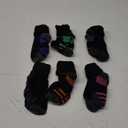 Copper Compression Socks Women and Men 6 Pairs - Circulation Arch Support Plantar Fasciitis Running Ankle Socks (Small-Medium, B1 - 6 Black - Crew)