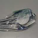 COOK WITH COLOR Silicone Cooking Utensils, Kitchen Utensil Set, Easy to Clean Silicone Kitchen Utensils, Cooking Utensils for Nonstick Cookware, Kitchen Gadgets Set, 10 Pieces, Blue and White