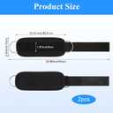 2-Pack Ankle Straps for Cable Machines Comfortable Adjustable Gym Ankle Cuffs for Kickbacks and Glute Workouts, Ankle Bands for Exercise, Booty and Hip Abductor Exercises for Women and Men