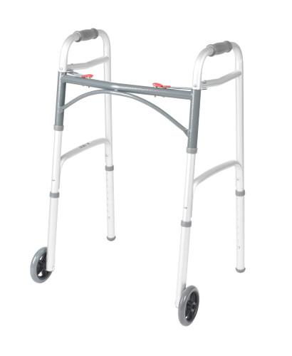 Drive Medical 10210-1Deluxe Folding Walker, Silver