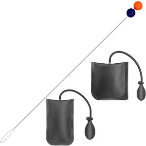 2PCS Air Wedge Bag Max Load 300 Pounds Pressure Heavy Duty Button Master Stainless Steel Emergency Tool