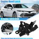 X AUTOHAUX No.53510-06280 Car Engine Hood Latch Lock for Toyota Camry 2015 2016 2017 Hood Latch Assembly Hood Lock Assy No.5351006280