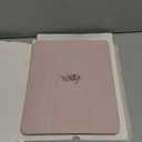 SIWENGDE Cases for iPad Pro 12.9 Case 6th/5th/4th Generation (2022/2021/2020) with Pencil Holder [Apple Pencil Wireless Charging] Soft TPU Smart Tri-fold Stand Protective Cover(Pink)