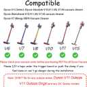 REEYEAR Power Button On/Off Control Clamp Compatible with Dyson Absolute/Motorhead V6 V8 V7 V10 V11 V15 Series Vacuum Cleaner, Dyson Trigger Lock, Free Your Gripping Fingers,1 Pack