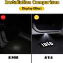 4Pcs Car Door Lights Logo Projector for SRX CT6 CT5 XTS ATS-L XT4 XT5 XT6,Never Fade LED Door Projector,Puddle Lights for Welcome Courtesy Light,Shadow Ghost Light,Car Accessories