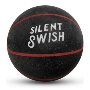 SilentSwish Silent Basketball Size 7 (29.5") – Noise-Reducing PU Foam Ball for Kids & Adults, High Bounce, Maintains Shape, Ideal for Indoor Dribbling – Ships Non-Vacuum Packed Black