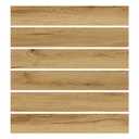 Mysflosy Peel & Stick Floor Tile, 36-Pack 54 Sq.Ft Waterproof Vinyl Flooring Self-Adhesive, Wood-Look Vinyl Planks for DIY Installation