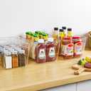 YIHONG Clear Plastic Storage Bins, 8 Pack Pantry Organizer Bins with Handle for Kitchen, Freezer,Cabinet,Closet Organization and Storage (11.2x7.5x6)