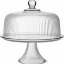 Anchor Hocking Monaco Cake Set, STD, Crystal