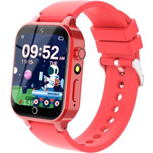 Cosjoype Kids Smart Watch Gift for Girls Age 4-12, 26 Games HD Touch Screen Kids Watches with Video Camera Music Player Pedometer 12/24 hr Educational Toys Birthday Gifts for Girls Ages 6 7 8 9 10