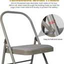 INNOLIFE Modern Minimalist Yoga Chair, Foldable & Space-Saving, 300 lbs Capacity, Grey, 18 inches x 17 inches x 30 inches