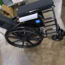 Medline Excel Extra-Wide Bariatric Wheelchair For Adults and Seniors with 24" Wide Seat, Supports up to 500 lbs