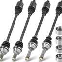 Front Rear Left and Right CV Axle Shaft & Wheel Bearing Set for Polaris Ranger 800 Crew/XP EPS/EFI/LE 2010 2011 2012 2013 2014, for Ranger 500 EFI 2010- Full Set