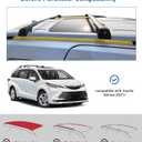 Fits Toyota Sienna 2021-2026, Upgrade 260 LBS Lockable Roof Racks Cross Bars, Heavy Duty All Aluminum Rooftop Accessories