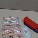 Kerecsen Computer Reading Glasses for Women Blue Light Blocking Glasses for Reading Fashion Pattern Print Eyeglasses for Womens(Mix Color -5, 2.50)