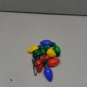 JOYIN 1 Pack Christmas Necklace LED Light Up Necklace 9 Bulbs 6 Modes LED Holiday Costume Accessories for Christmas Xmas Party Favor Party Supply