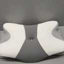 Cervical Neck Pillow for Pain Relief - Ergonomic Pillow Side Sleeper Pillow for Sleeping, Orthopedic Bed Pillow Neck Support Pillow, Contour Memory Foam Pillows for Side Back Stomach Sleepers (Dark Grey & White)