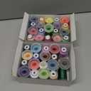 New brothread 40 Colors Compatible with Brother Polyester Embroidery Machine Thread Kit 500M (550Y) Each Spool Compatible with Brother Babylock Janome Singer Pfaff Bernina Embroidery & Sewing Machine