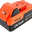 VOLTASK 24V 4.0AH Lithium-Ion Battery Replacement for Cordless Snow Shovel and Cordless Snow Blower