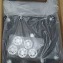 Reusable Grocery Bags on Wheels, Rolling Tote Bag, Portable Shopping Cart for Groceries with Wheels and Drawstring Bag, Trolley, 54L, Foldable, Black