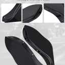 Amazicha Black Fairing Air Deflectors Side Wings Windshield Side Cover Shield Compatible for Harley Davidson Street Glide Electra Glide Tri Glide 1996-2013