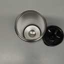 Huron VacuumInsulated Stainless Steel Travel Mug, 16oz Licorice  LeakProof Lid for Hot/Cold Beverages, Fits Most Cup Holdersand Brewers