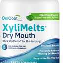 Oracoat XyliMelts for Dry Mouth Night Time or Day - Moisturizing Dry Mouth Adhering Discs, Sugar Free with Xylitol, 230 Count, Mild- Mint Flavor, 8-Hour Relief