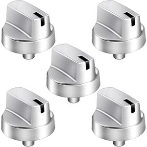 WB03X29354 for GE Gas Stove Knobs, Stove Top Knob Replace for Part Number WB03X29354 AP6327766 4585908, Replacement Knob for GE Burner PGP9030SL1SS PGP7030SL1SS PGP7030DL1BB, 5 Pack