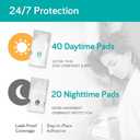Nanobb Disposable Nursing Pads Multipack  120 Days and 60 Nights Ultra Thin & Extra Absorbent Vented Leak Proof Nursing Essentials, Individually Wrapped (180 Count)