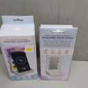 2 Pack WAVY LED LIGHT & MIRROR PHONE HOLDER