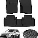KUST Floor Mats for 2011-2021 Mistubishi Outlander(Not for Sport and PHEV), All Weather Floor Liners for Outlander Accessories Rubber Front Rear 2 Row High Edge