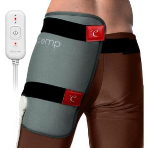Comfytemp Hip Heating Pad, HSA Store Eligible Items Birthday Christmas Gift for Mom Women Wife Men Dad, FSA Eligible Hip Brace for Lower Back Thigh Buttock Electric HSA Heat Pad Hot Relax (L/XL) (Gray)