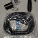 Handheld Toilet Bidet Sprayer for Toilet-Adjustable Water Pressure Control with Bidet Hose for Feminine Wash, Stainless Steel Brushed Nickel Cloth Diaper for Baby Wash (Matte Black, 1 Pack)