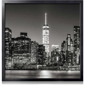 Annecy 28x28 Picture Frame Black1 Pack, 28x28 Picture Frame for Wall Decoration, Classic Black Minimalist Style Suitable for Decorating Houses, Offices, Hotels