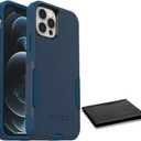 OtterBox Commuter Series Case for iPhone 12 & iPhone 12 Pro (Only) - with Cleaning Cloth - Non-Retail Packaging - Bespoke Way (Blue)