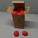 Boao 60 Pieces Red Clown Noses Cosplay Noses Foam Circus Noses for Halloween Christmas Carnival Costume Party Dress Up