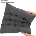POMIU Rocking Chair Cushions Sets Indoor Office & Dining Chairs (Dark Grey)