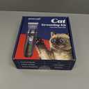 oneisall Quiet Cat Clippers for Matted & Long Hair, 2-Speed Cordless Pet Shaver Grooming Kit for Cats, Small Dogs & Animals (Blue)