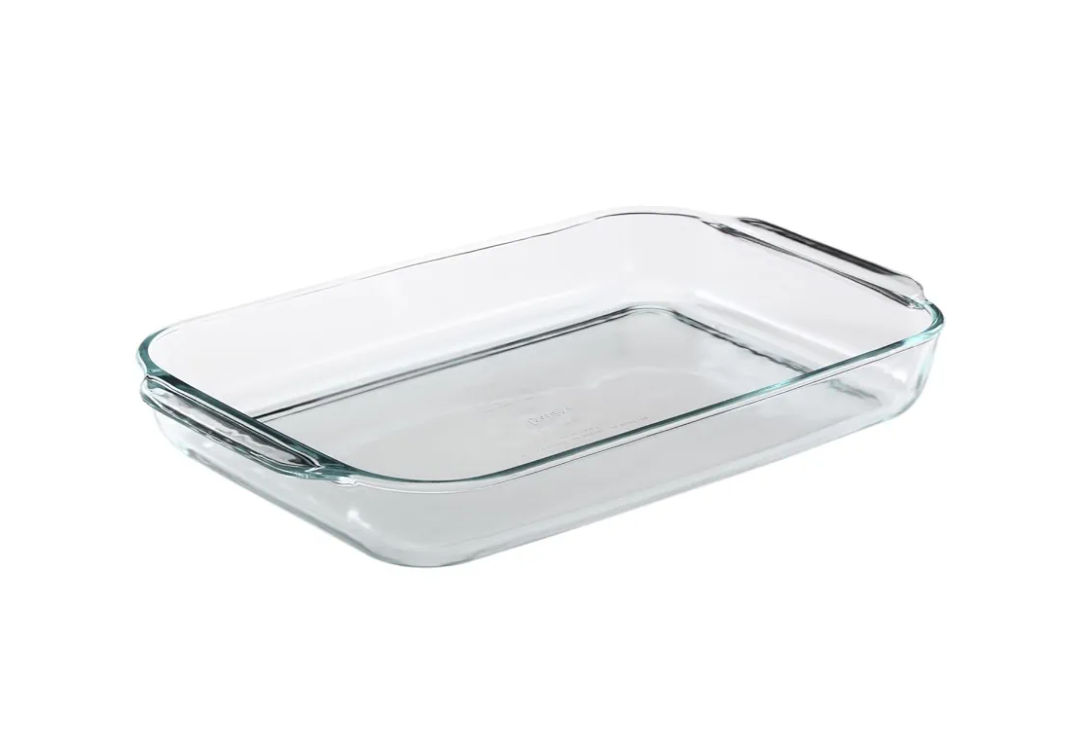 PYREX 2.8 Quart Glass Baking Dish, 9,5x13x2.5 INCH' Rectangular Baking Dishes for Oven, Tempered Glass Casserole Dish Cooking Oven Bake