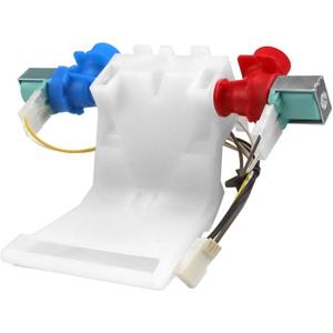 Washer Water Inlet Valve W10140911 W10144820 Replacement for Kenmore, Amana, Whirlpool Water Inlet Valve, W10311458, WPW10144820 W10140914 Washing Machine Replacement Parts LUXRILIX