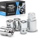 Wheel Lock Lug Nut Set M12 x 1.25 Anti Theft Fit Nissan Altima 350Z Frontier Pathfinder Murano Rogue Versa Subaru Crosstrek Forester Impreza Legacy Outback Infiniti Suzuki &More Replace 24154