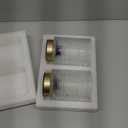 2 Pack Battery Operated Decorative Lamp with Timer for Bedside,Small Cordless Table Lamps with LED Warm Bulb for Shelf/Coffee Table/Entryway/ Bathroom or Kitchen Counter/ Dorm/Office Cubicle (Clear)