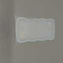 Aitipy for iPhone 16 Plus Case, Wavy Frame Cute Ribbon Bowknot Pattern Aesthetic Transparent Back Soft TPU Shockproof Phone Case for Women Girls, Blue