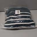 Womens Striped Sweater Dress Fall Knit Crewneck Long Sleeve Baggy Casual Long Dress Loose Autumn Winter Midi Dresses (M)