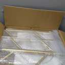 Coat Rack, Metal Freestanding Coat Rack with 8 Hooks, Sturdy Coat Tree with Natural Marble Base for Coats, Hats, Scarves and Handbags for Entryway, Hallway, Bedroom, Office,Dorm (Gold)