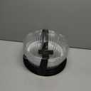 12 Pack Catering Trays with Lids, Round 12 Inch Veggie Tray with Lid, Disposable Fruit Tray for Parties, Catering Trays for Serving Snack, Appetizer, Fruit, Veggie and Sandwich